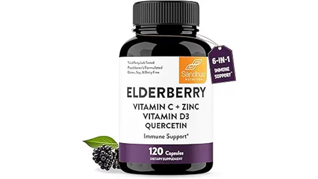 elderberry supplement benefits review