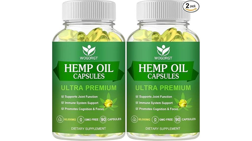 hemp oil capsule advantages