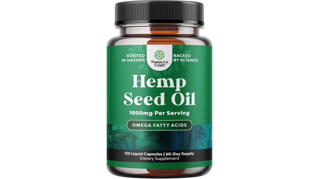 hemp oil capsule effectiveness