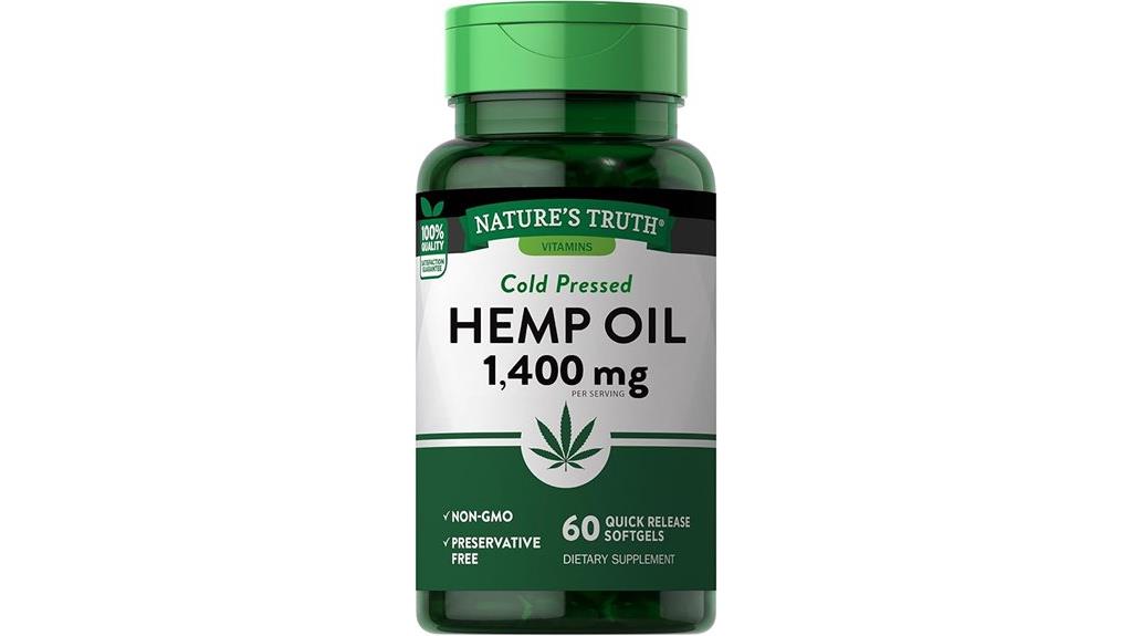 hemp oil effectiveness evaluated