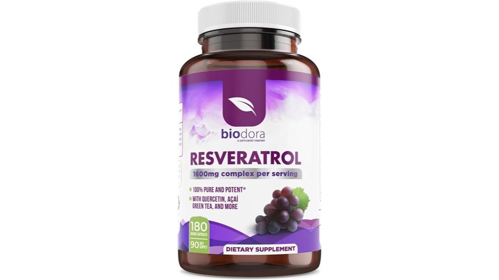 resveratrol dosage and benefits